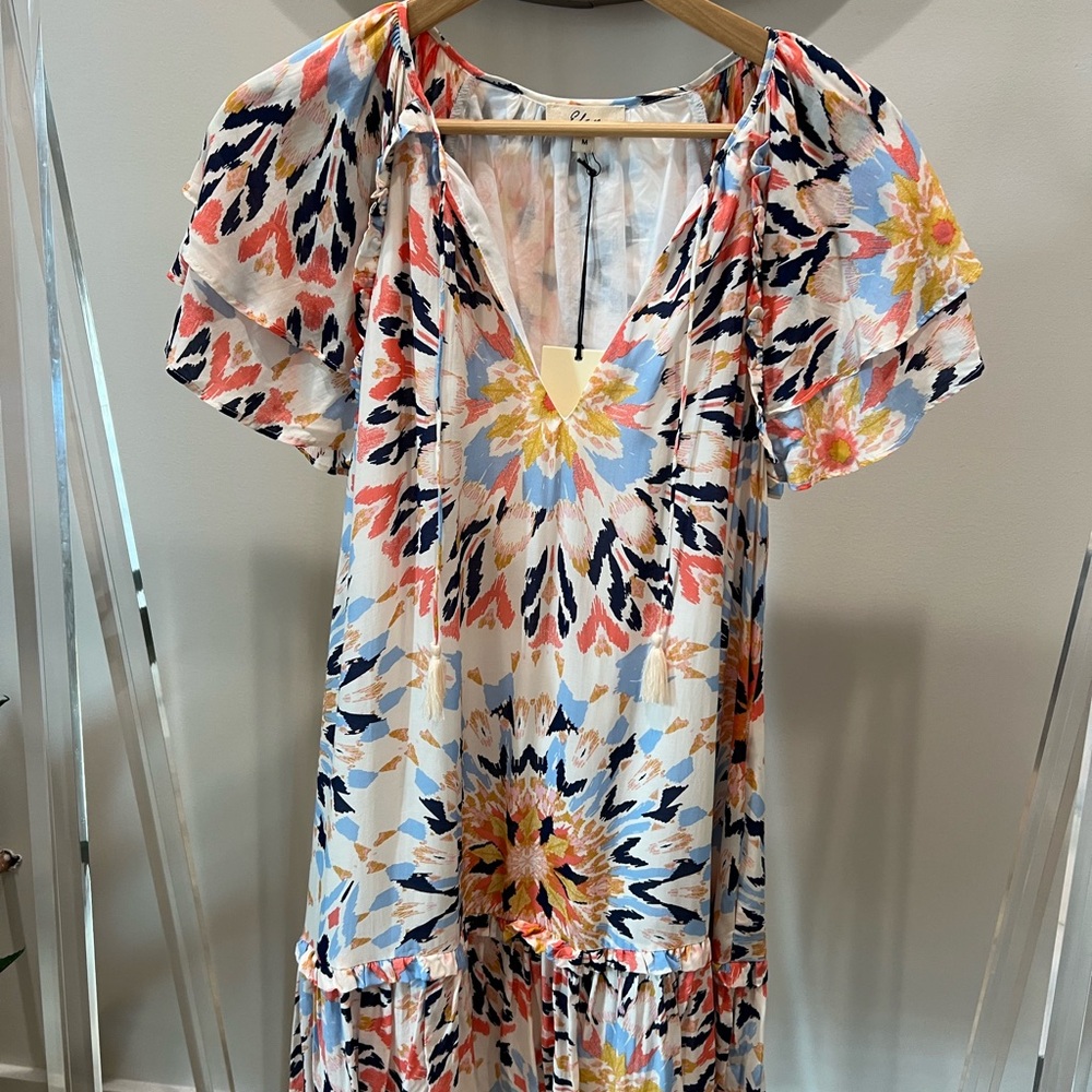 Elan Multicolor Floral Mini Dress